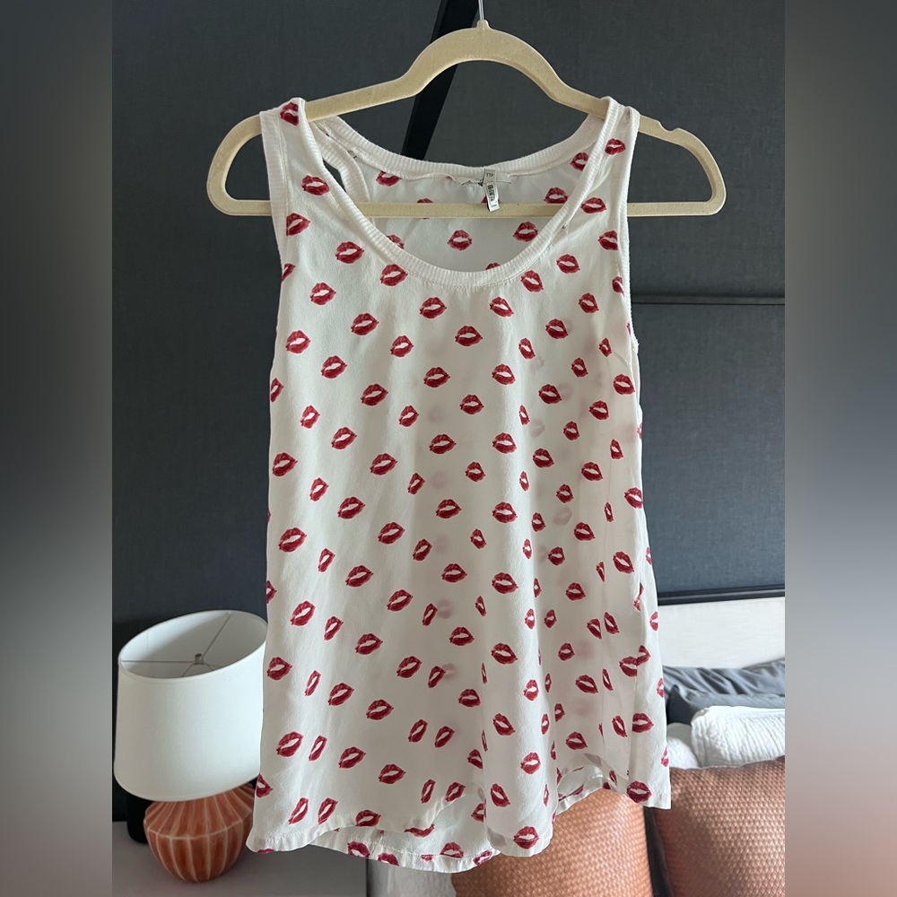 Joie Cream Lips Tank XXS